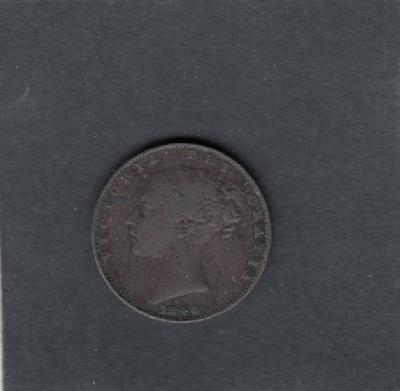 Beschrijving: 1 Farthing  VICTORIA  